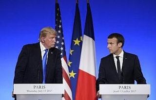 Macron ve Trump Suriye’yi görüştü