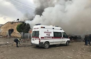 Sanayi sitesinde patlama: 1 ölü, 6 yaralı