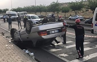 Şanlıurfa’da otomobil devrildi: 7 yaralı