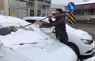 Sarıkamış ve Digor yeniden beyaza büründü