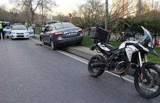 Şişli’de polis aracı kaza yaptı: 2 yaralı