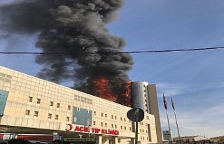 Taksim Eğitim ve Araştırma Hastanesinde yangın