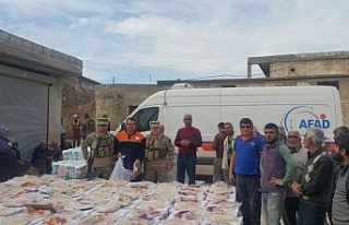 TSK ve AFAD’ın Afrin’e gıda desteği