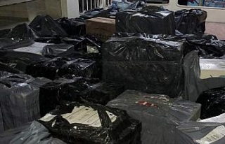 69 bin paket kaçak sigara ele geçirildi