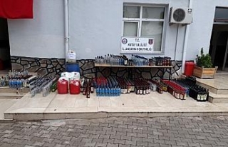 930 bin litre sahte ve kaçak içki ele geçirildi
