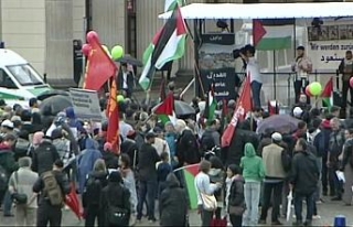 Almanya’da İsrail protestosu