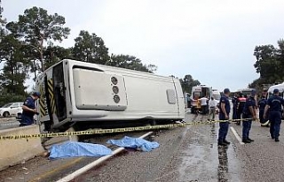 Antalya’da korkunç kaza:3 ölü, 11 yaralı