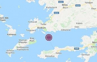 Bodrum’da 4.2 büyüklüğünde deprem