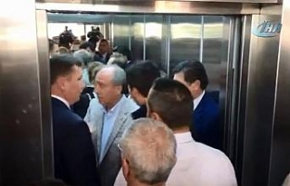 CHP Genel Merkezinde asansör krizi