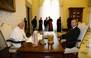 Cumhurbaşkanı Erdoğan, Papa ile Kudüs’ü görüştü