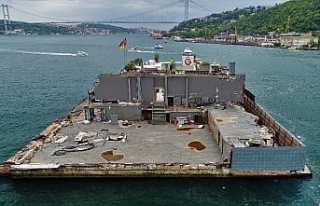 Galatasaray Adası’nın son hali havadan görüntülendi