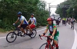 Görmeden Uludağ’a pedalladılar