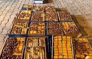 Hurma kutuları içerisinde 138 kilo eroin ele geçirildi