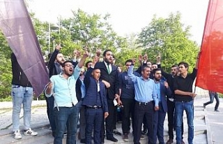 İsrail’in Ankara Büyükelçiliği Konutu önünde...