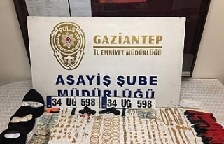 Maskeli hırsızlardan bir buçuk dakikada soygun