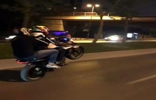 Motosikletli trafik magandası yeniden sahnede