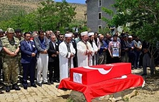 Şehit güvenlik korucusu son yolculuğuna uğurlandı