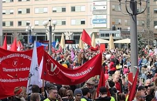 Stockholm’de 1 Mayıs kutlamaları