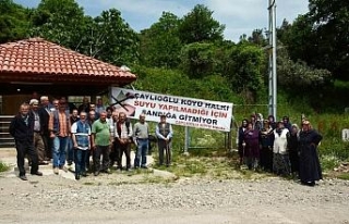 Su gelmezse sandığa gitmeyecekler