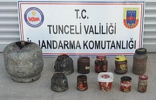 Tunceli’de mühimmat ele geçirildi