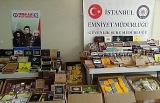 23 bin 423 paket puro ve sigara ele geçirildi