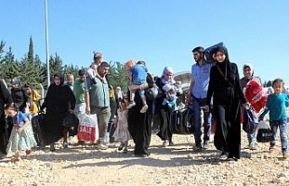 38 bin Suriyeli bayram için ülkesine gitti