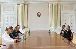 Aliyev, Hulusi Akar’ı kabul etti