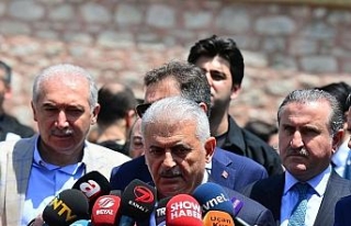 Başbakan da cenaze töreninde