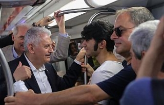 Başbakan Marmaray’da