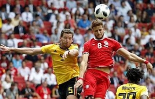 Belçika-Tunus maçında 7 gol