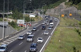 Bolu’da bayram trafiği yoğunluğu