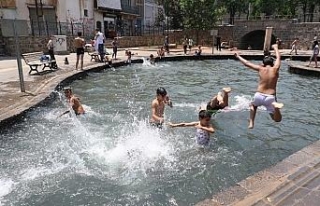 Diyarbakır’da aşırı sıcaklar bunalttı