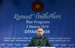 Erdoğan Diyarbakır’da kanaat önderleriyle buluştu
