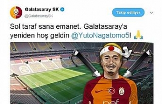 Galatasaray Nagatomo’yı KAP’a bildirdi