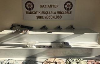 Gaziantep’te 20 adrese eş zamanlı uyuşturucu...