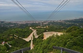 Karadeniz’in en uzun mesafeli teleferik projesi...