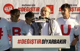 Karamollaoğlu Diyarbakır’da konuştu
