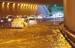 Konya’da sağanak yağmur su baskınlarına yol...