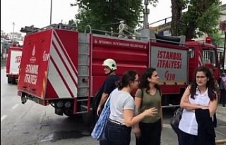 Mimar Sinan Üniversitesinde yangın paniği