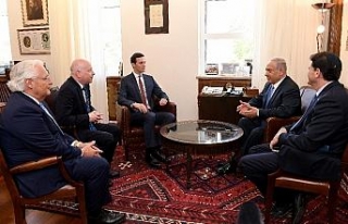 Netanyahu, Kushner ve Greenblatt ile bir araya geldi