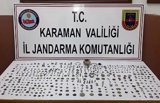 Otomobilden 527 parça tarihi eser çıktı