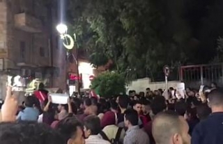 Ramallah’ta Gazze’ye destek gösterisi