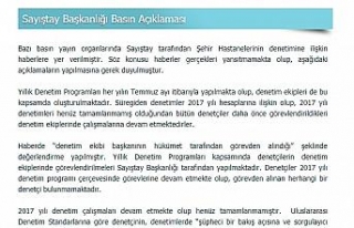 Sayıştay’dan açıklama geldi