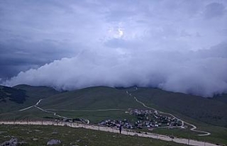 Tokat’ta havayı görenler gözlerine inanamadı