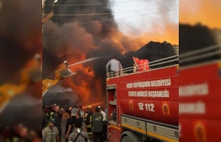 Afrin’in Cinderes kasabasında büyük yangın