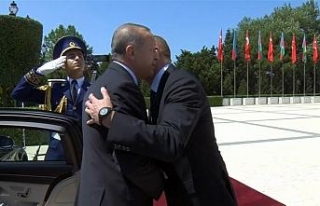 Aliyev Erdoğan’ı böyle karşıladı