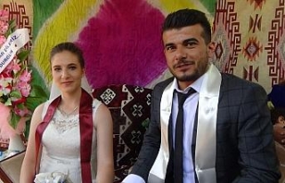 Alp dağlarından Hakkari dağlarına gelin geldi
