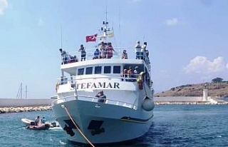 Arızalanan Yunan feribotunu Türkiye kurtardı