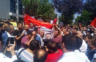 Başkent’te dolmuşçuların protestosunda gerginlik