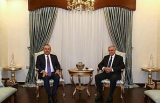 Çavuşoğlu, Mustafa Akıncı ile görüştü